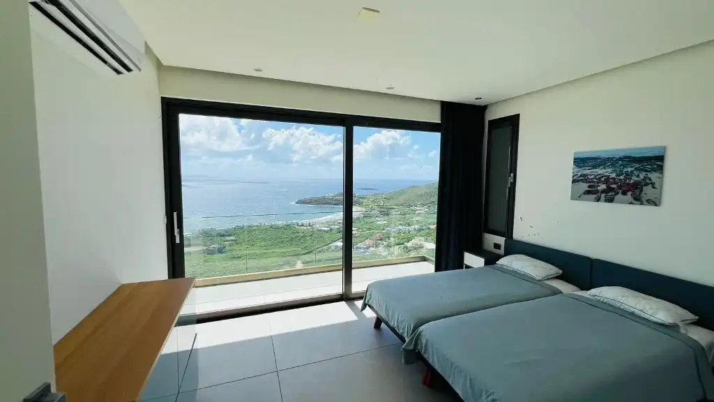 For Sale In A Gated Area 2 Bedroom Ocean View Condo Fully Furnished St. Maarten Red Pond 12 12 11zon