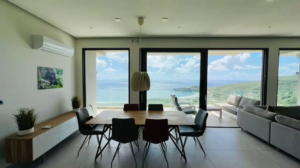 For Sale In A Gated Area 2 Bedroom Ocean View Condo Fully Furnished St. Maarten Red Pond 3 3 11zon