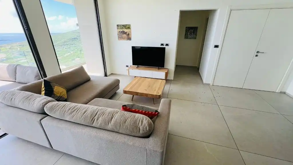 For Sale In A Gated Area 2 Bedroom Ocean View Condo Fully Furnished St. Maarten Red Pond 4 4 11zon